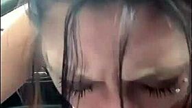 Trained throat slut obeys master and takes his cum