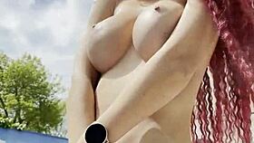 i just shaved my pussy after a steamy pool session