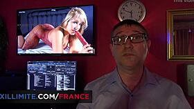 In the heat of passion, the busty blonde babe engages in rough sex, her big ass bouncing in doggystyle position before receiving a facial.