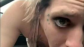 Trained throat slut obeys master and takes his cum