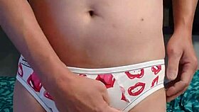 hey dude, check out this hot gay boy in tight underwear