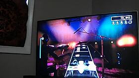 cheating with my ex while gaming, ends with big creampie 😏