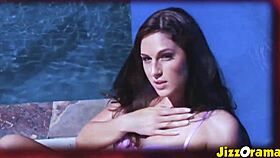 Jizzorama - wife face fucked by husband while step-bro takes her ass