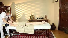 erotic masseur arouses customers with voyeur masturbation sessions