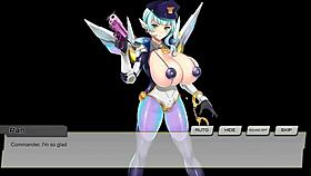 policewoman handcuffed in silly hentai game ep 9