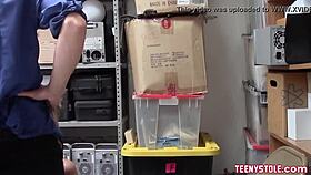 Hot blonde girl fucked hard by officer