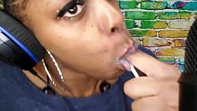 horny freak sucking that lollipop 🍭😏