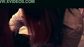 Vicky explores steamy French sex with blonde secretary