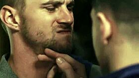 Straight guy gets sucked by athletic hunk in bareback taboo