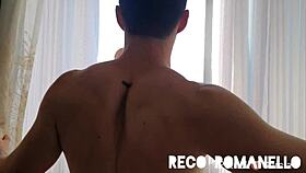 tanned ebony babe opening tiny pussy