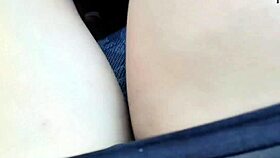 Hot Latina Masturbates In The Car While Driving