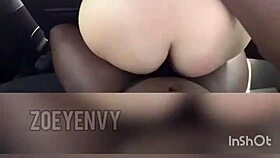 Freckled Slut Takes Monster Cock Cumshot to Face Outdoors