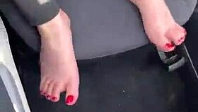 Mia says, Marco, film me masturbating in the outdoor car.