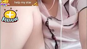 Hey, check this Vietnamese cutie on Bigo showing off huge assets! 😍