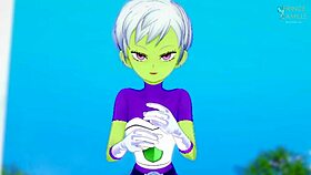 chirai gives joi and hard pov sex in dragon ball super style