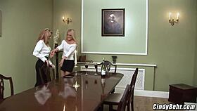 Cindy Behr fucks black stud with Paige Ashley