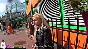 I watch young Czech girls fucking outdoors in the shop