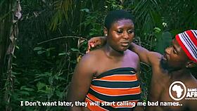 Mazi Okoro strokes deep in african group, making her cream all over