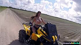 bigtit amateur enjoys pussy fucking outdoors