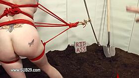 pleasing bdsm anal action in a wild gangbang.