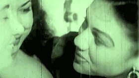 what vintage secrets hide in this hairy lesbian threesome?