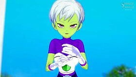 chirai gives joi and hard pov sex in dragon ball super style