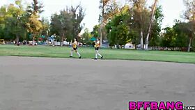 College sluts get penetrated by big dicks and squirted with cum in a wild group scene