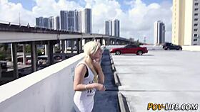 Pov Booty Teen 18+ Bent Over for Doggystyle Creampie