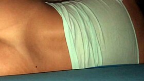 minha esposa showing off her curves in bed