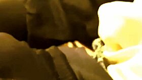 young woman performs oral sex in the car