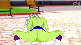 chirai gives joi and hard pov sex in dragon ball super style