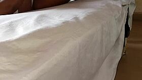 Petite girlfriend begs for fucking after work