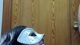 my wife surprises me after the shower with sexy sex and cum all over.