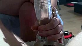 Tease My Caged Cock Now!