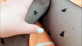 Want A Foot Massage In Tights From Depravedminx?