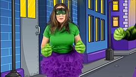 alyssa from bounce patrol in natural tits and clothed scene