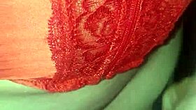 Satin Panties Overflowing with Cum