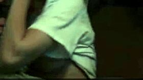 Blonde teen gives boyfriend handjob and blowjob