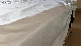 Petite girlfriend begs for fucking after work