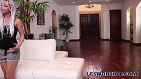 Teen Cheers Her Ebony Friend Up With Pussy Licking!