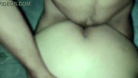 brunette teen in doggystyle position