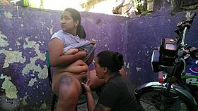 Giving Oral And Anal To Street Seller Part 2