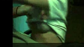 Blonde teen gives boyfriend handjob and blowjob