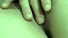 while the cuckold works, i caress my soft pussy in lesbian pleasure