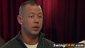 interracial foursome licking pussy 😍👅