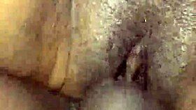 Babe intensely fucks her honey sweet pussy with a throbbing cock.