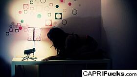 Capri and Dahlia finger those tight pussies in lesbian action! 😏💦