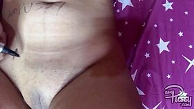 i'm an asian teen writin ampussy on my naked body lol