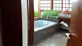 Hot Masseur Teases With Diminutive Tits Intriguingly