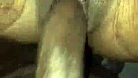 Babe intensely fucks her honey sweet pussy with a throbbing cock.